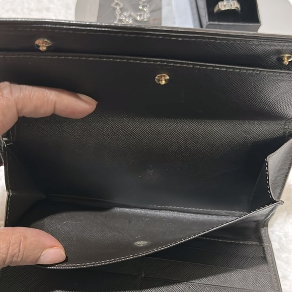 Louis Vuitton Denim Monogram Wallet Free Men& Hers Wedding Ring & Bracelet - Picture 8 of 15